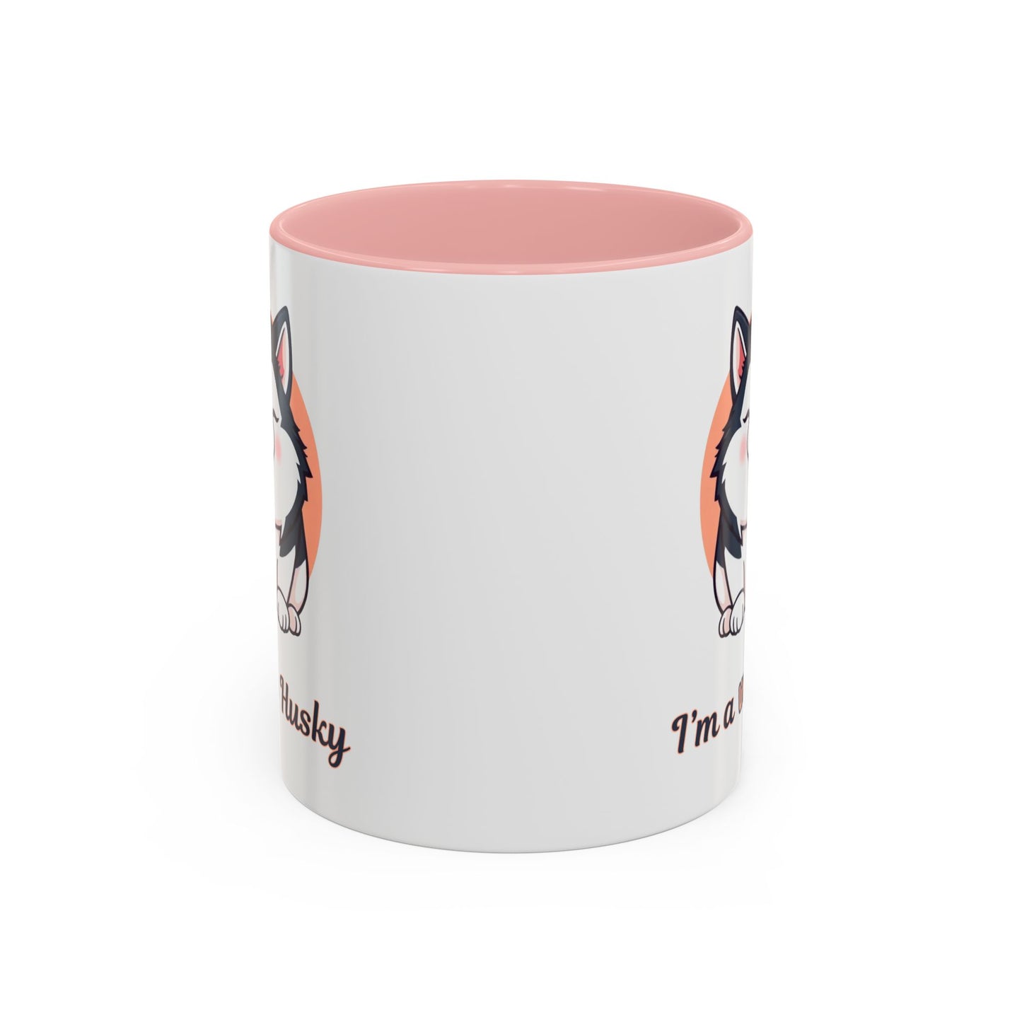 Cute Husky Accent Coffee Mug - Perfect Gift for Dog Lovers, Pet Owners, Birthdays, and Coffee Enthusiasts