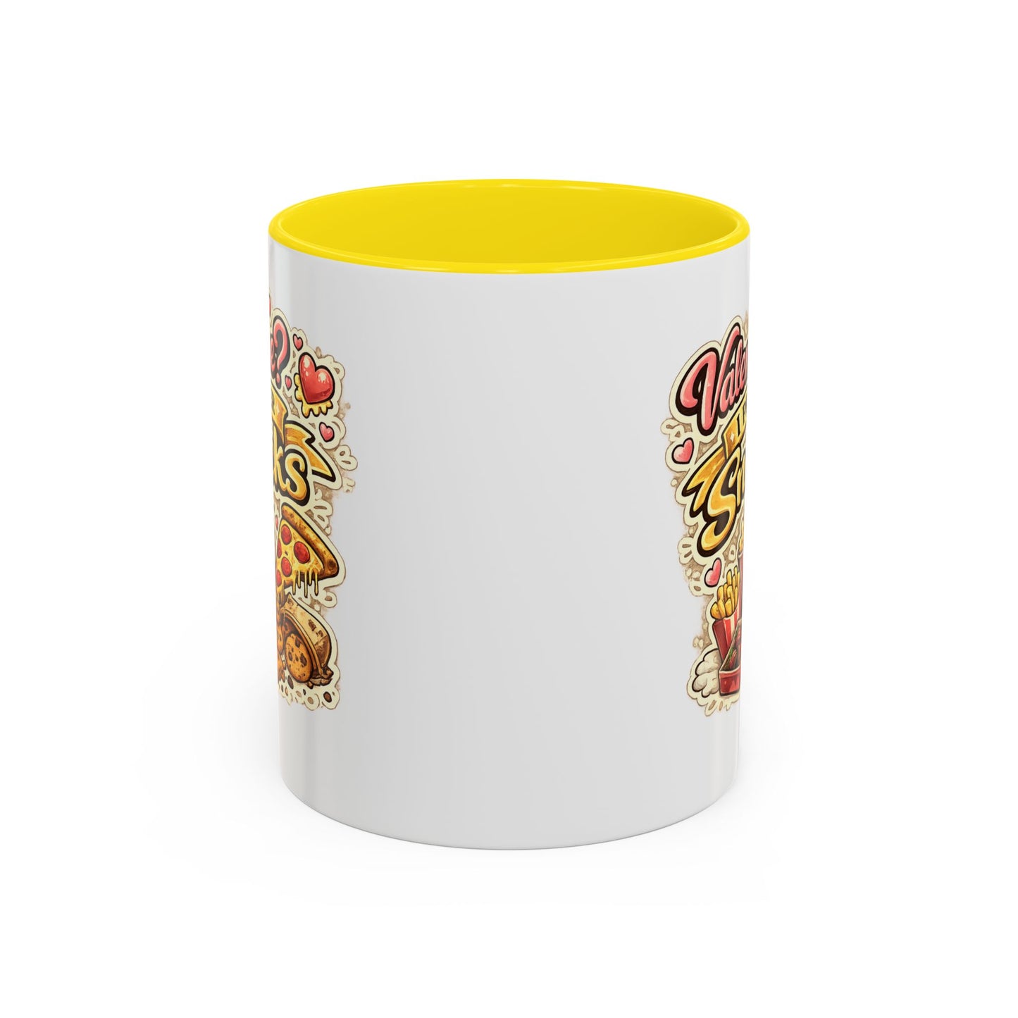 Valentine? I Prefer Snacks Coffee Mug — Funny Food Lover Gift