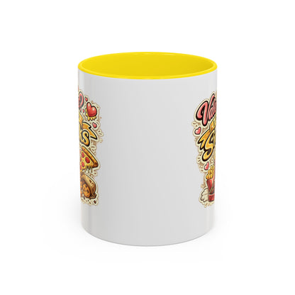 Valentine? I Prefer Snacks Coffee Mug — Funny Food Lover Gift