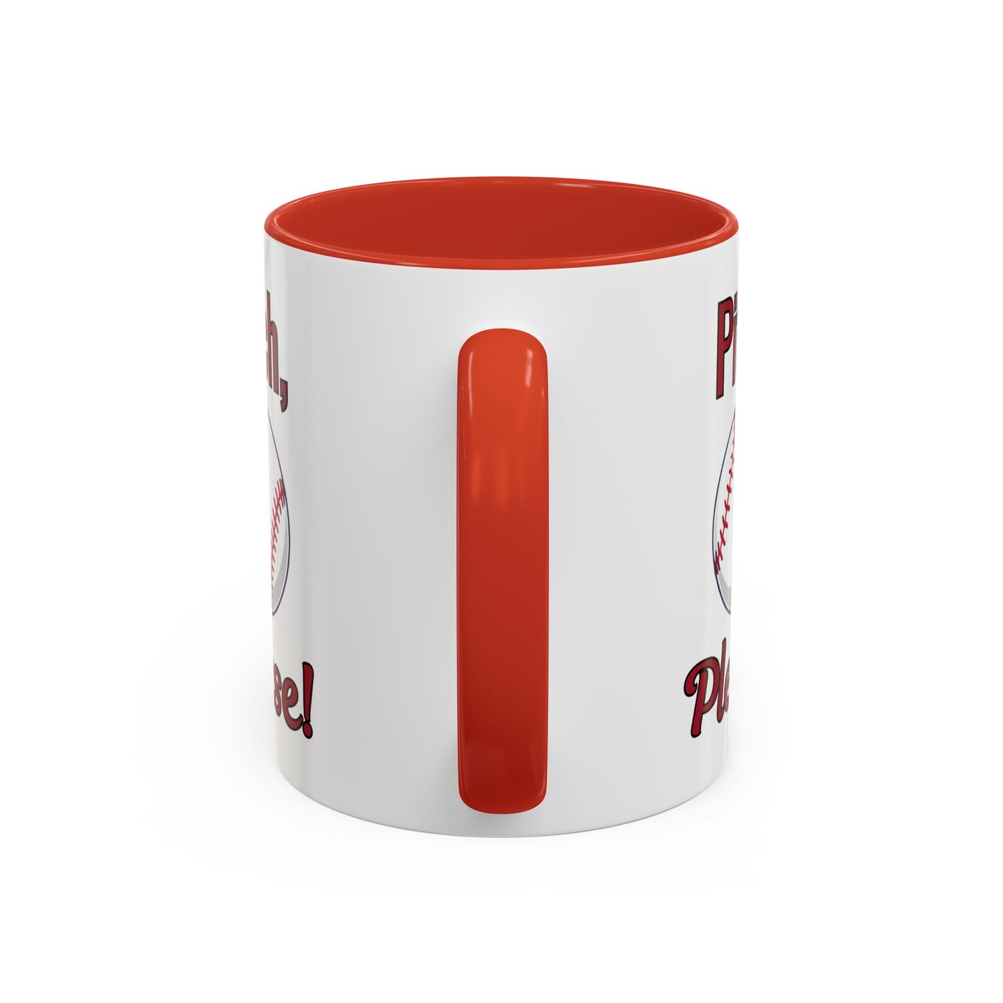 Baseball-Themed Coffee Mug, Pitch Please! Mug, Sporty Gift for Baseball Fans, Fun Drinks for Game Day, Unique Coffee Cup