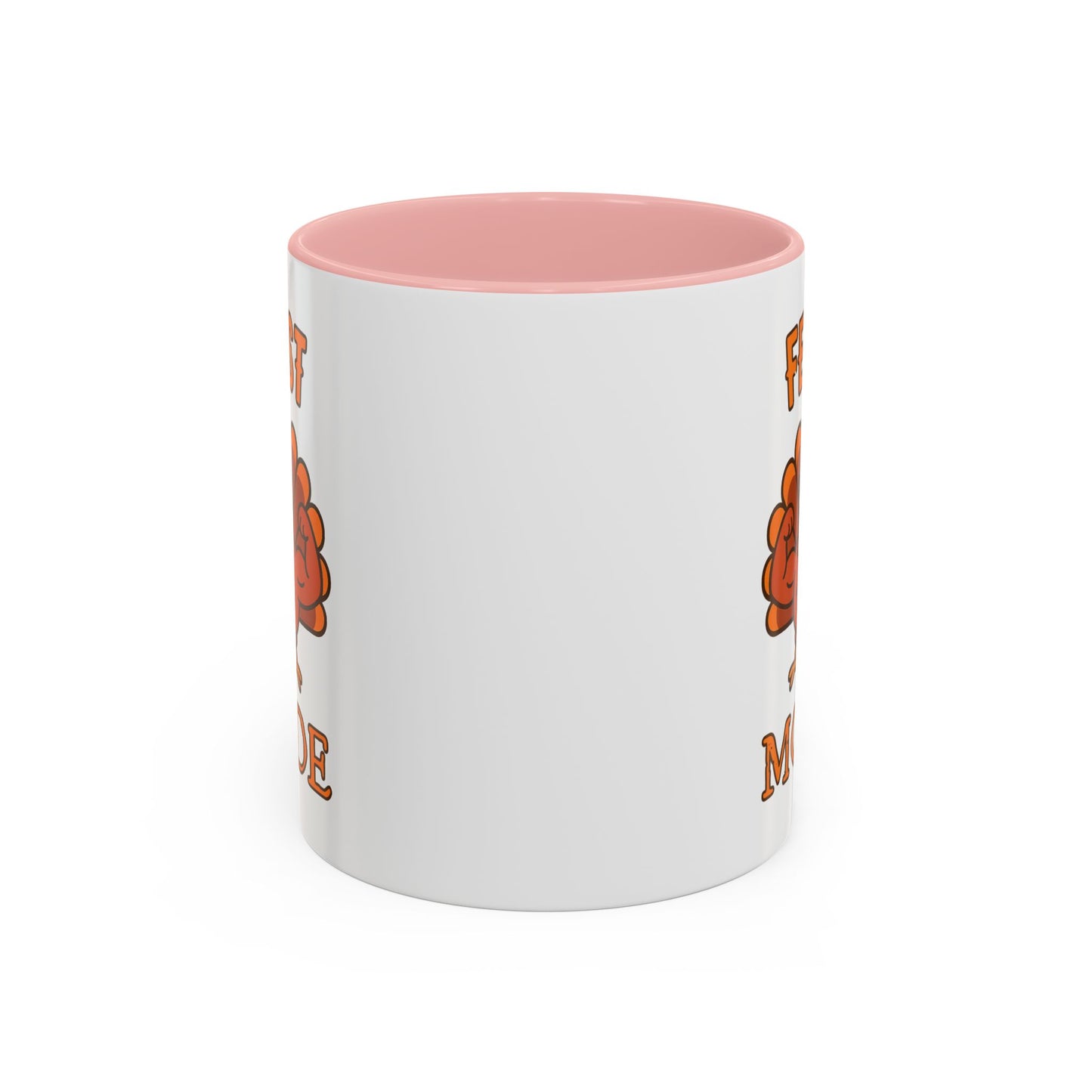 Thanksgiving Feast Mode Coffee Mug, Fun Turkey Mug, Holiday Coffee Cup, Unique Gift for Food Lovers, Fall Celebration Drinkware