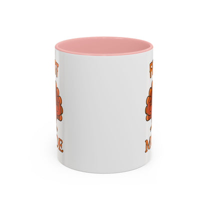 Thanksgiving Feast Mode Coffee Mug, Fun Turkey Mug, Holiday Coffee Cup, Unique Gift for Food Lovers, Fall Celebration Drinkware