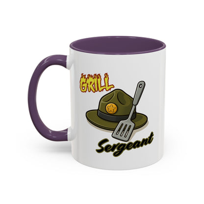 Grill Sergeant Coffee Mug | Funny Cooking Gift | Dad Mug | BBQ Lover Gift | Kitchen Decor | Father's Day Gift