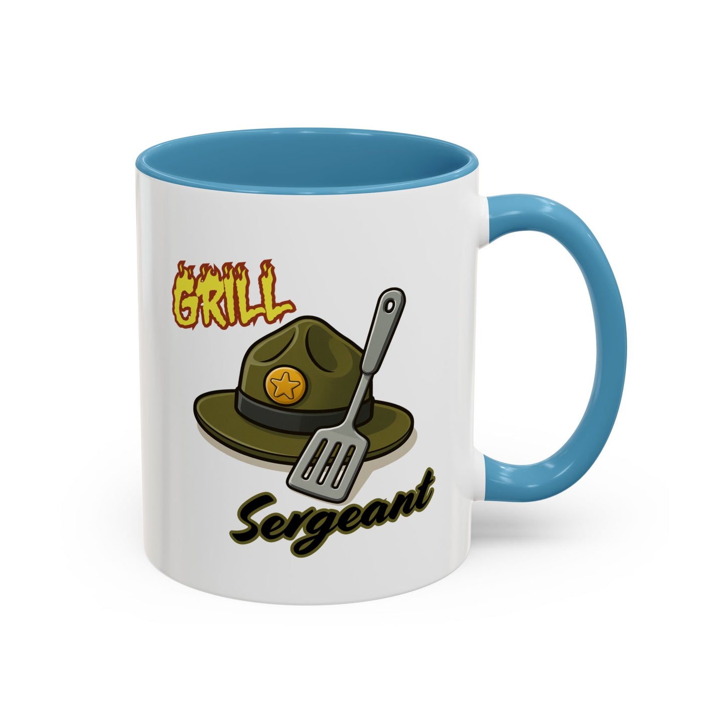Grill Sergeant Coffee Mug | Funny Cooking Gift | Dad Mug | BBQ Lover Gift | Kitchen Decor | Father's Day Gift