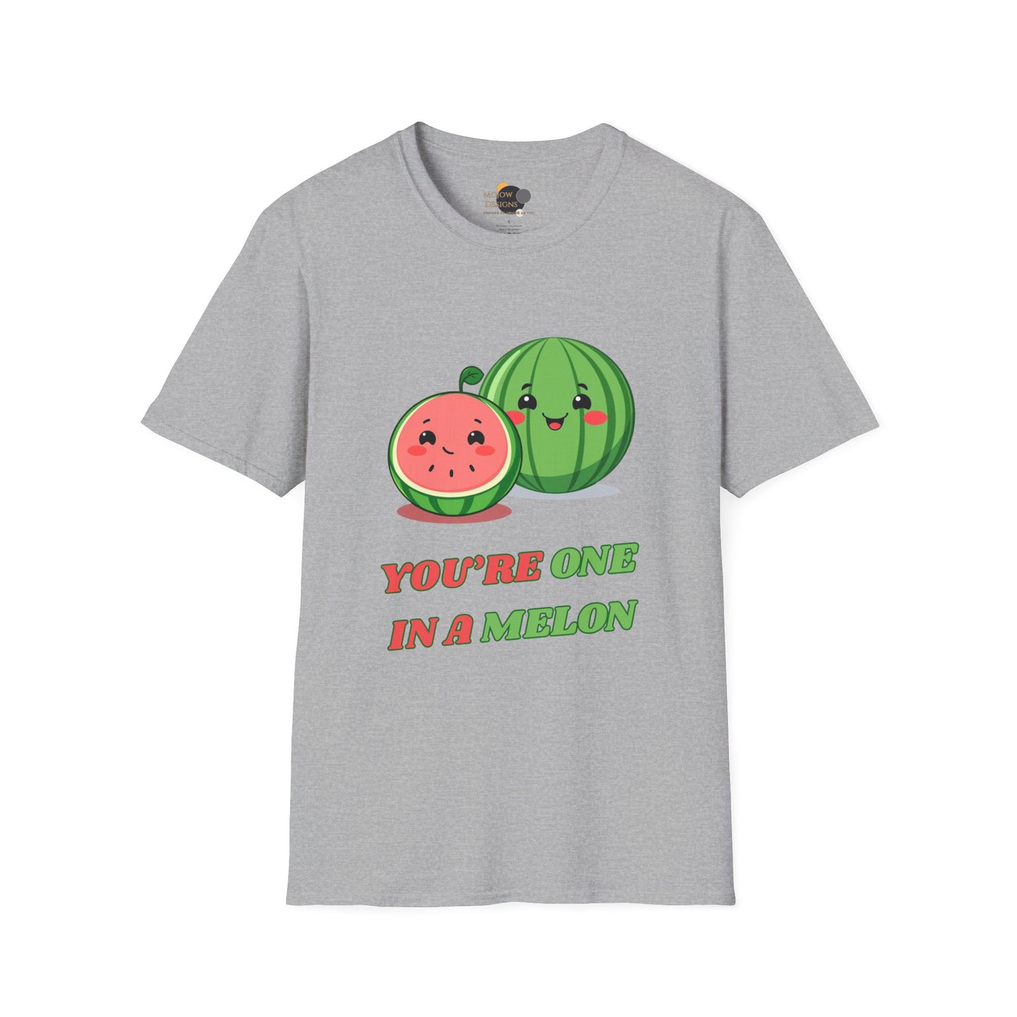 Funny Watermelon T-Shirt, Cute Summer Gift, Unisex Tee, Birthday Gift, Friendship Shirt, Cute Fruit Tee