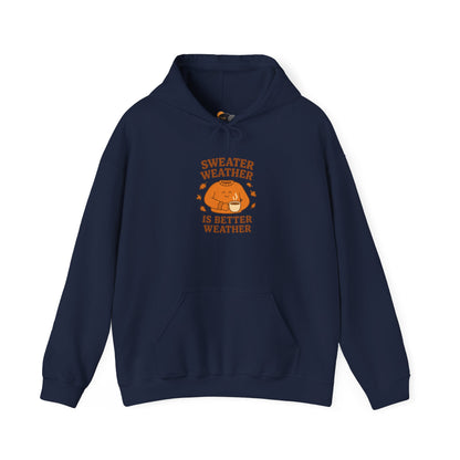 Sweater Weather Hoodie - Cozy Unisex Sweatshirt, Perfect for Fall, Gift for Autumn Lovers, Comfy Casual Wear, Ideal for Relaxing Days