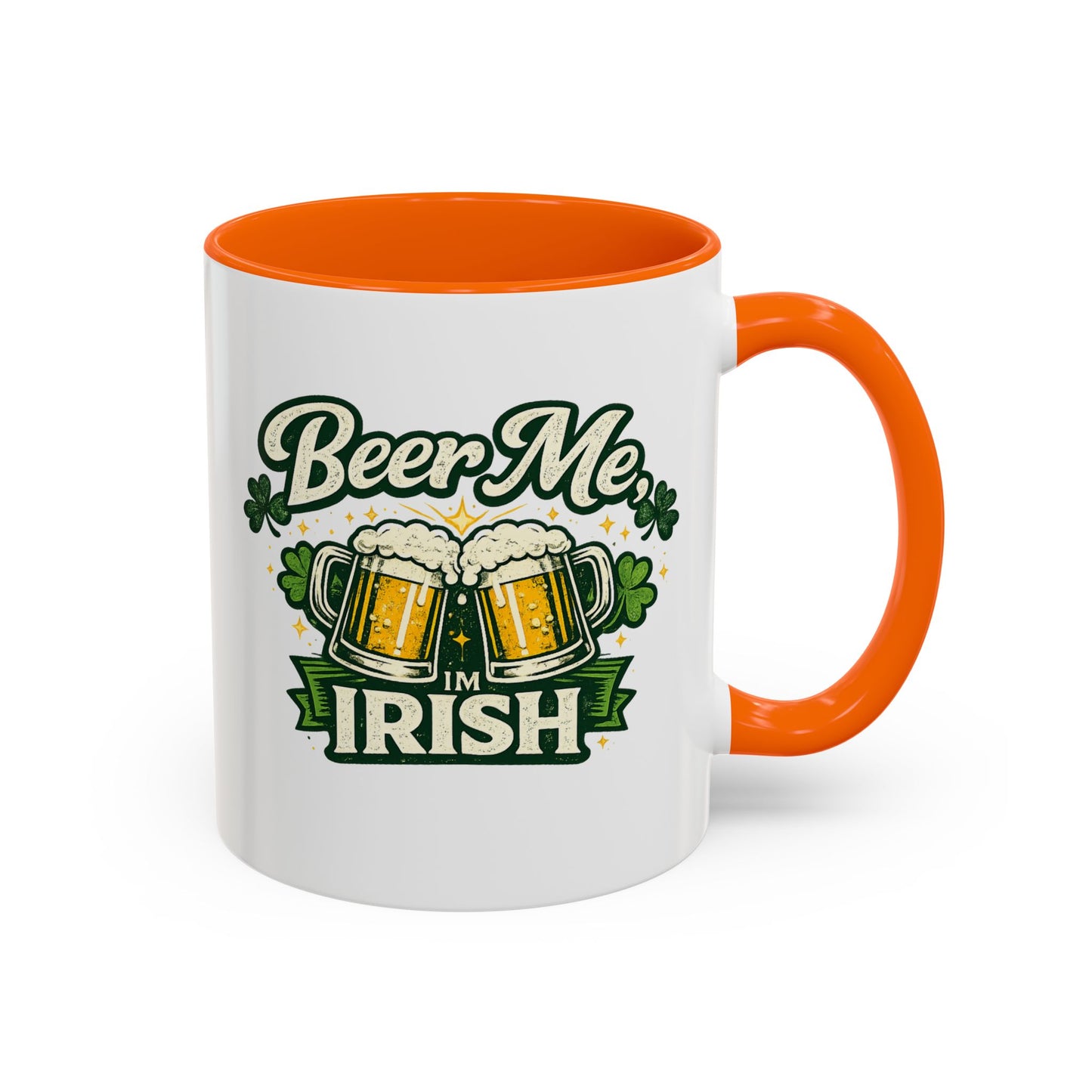 Beer Me I'm Irish Accent Coffee Mug — St. Patrick's Day Beer Mug Gift