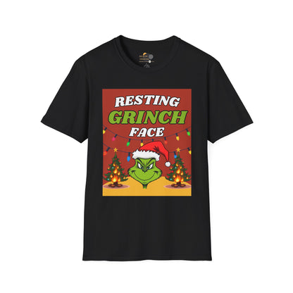 Grinch 'Resting Grinch Face' Christmas T‑Shirt