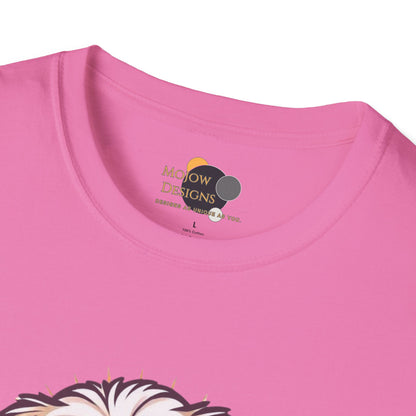 Cute Shih Tzu T-Shirt, Pet Lover Gift, Dog Mom Tee, Funny Dog Apparel, Unisex Softstyle Shirt
