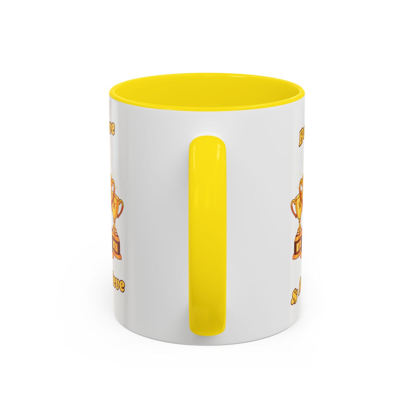 Award-Winning Coffee Mug, Believe & Achieve Cup, Motivational Gift for Winners, Sports, Achievements, Graduation