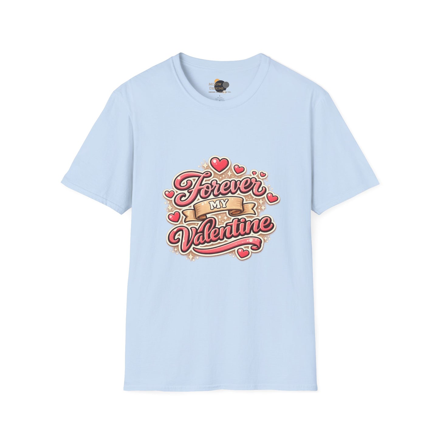Forever My Valentine Retro Hearts T-Shirt