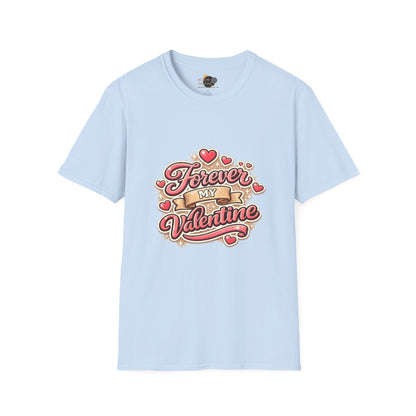 Forever My Valentine Retro Hearts T-Shirt