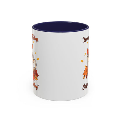 Cozy Fall Coffee Mug, Autumn Vibes, Perfect Gift for Coffee Lovers, Thanksgiving Decor, Seasonal Drinkware