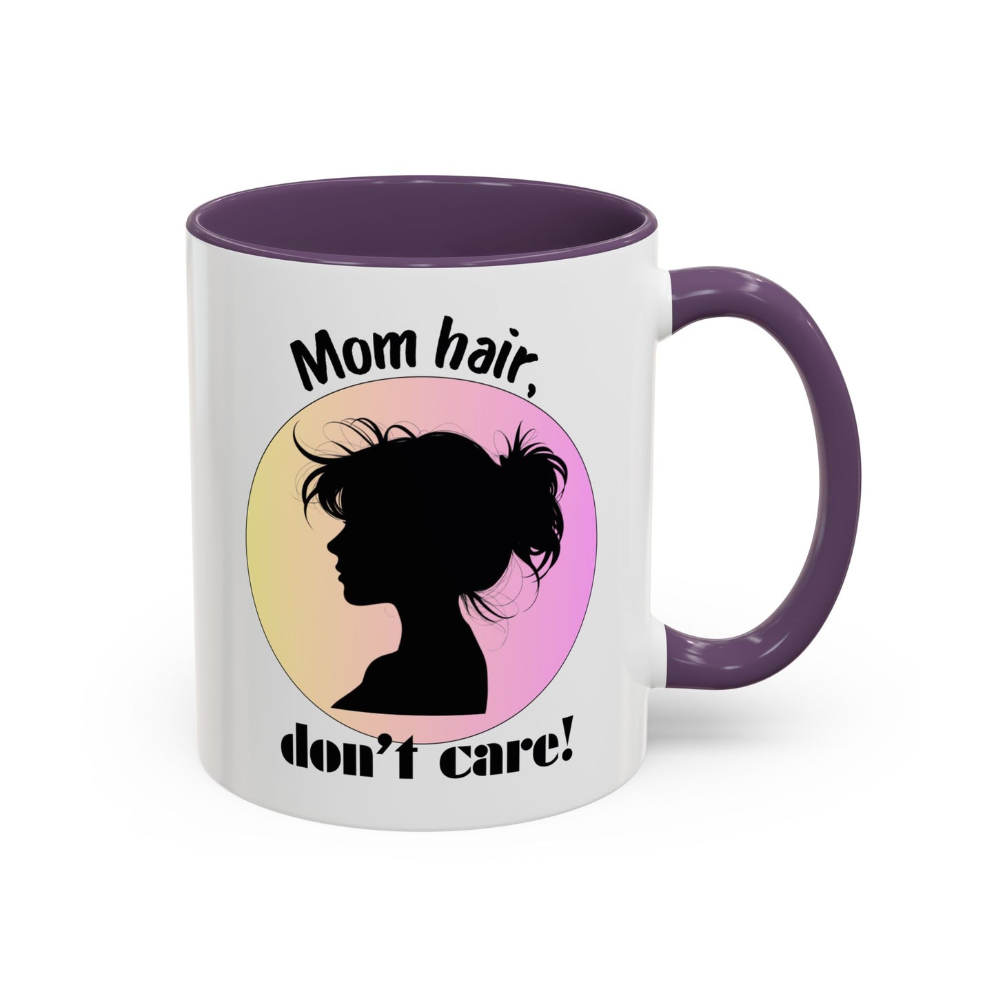 Mom Hair Coffee Mug - Stylish Gift for Moms, Caffeinated Humor Mug, Cute Kitchen Decor, Sweet Gift for Mother's Day, Funny Coffee Cup