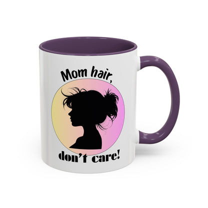 Mom Hair Coffee Mug - Stylish Gift for Moms, Caffeinated Humor Mug, Cute Kitchen Decor, Sweet Gift for Mother's Day, Funny Coffee Cup