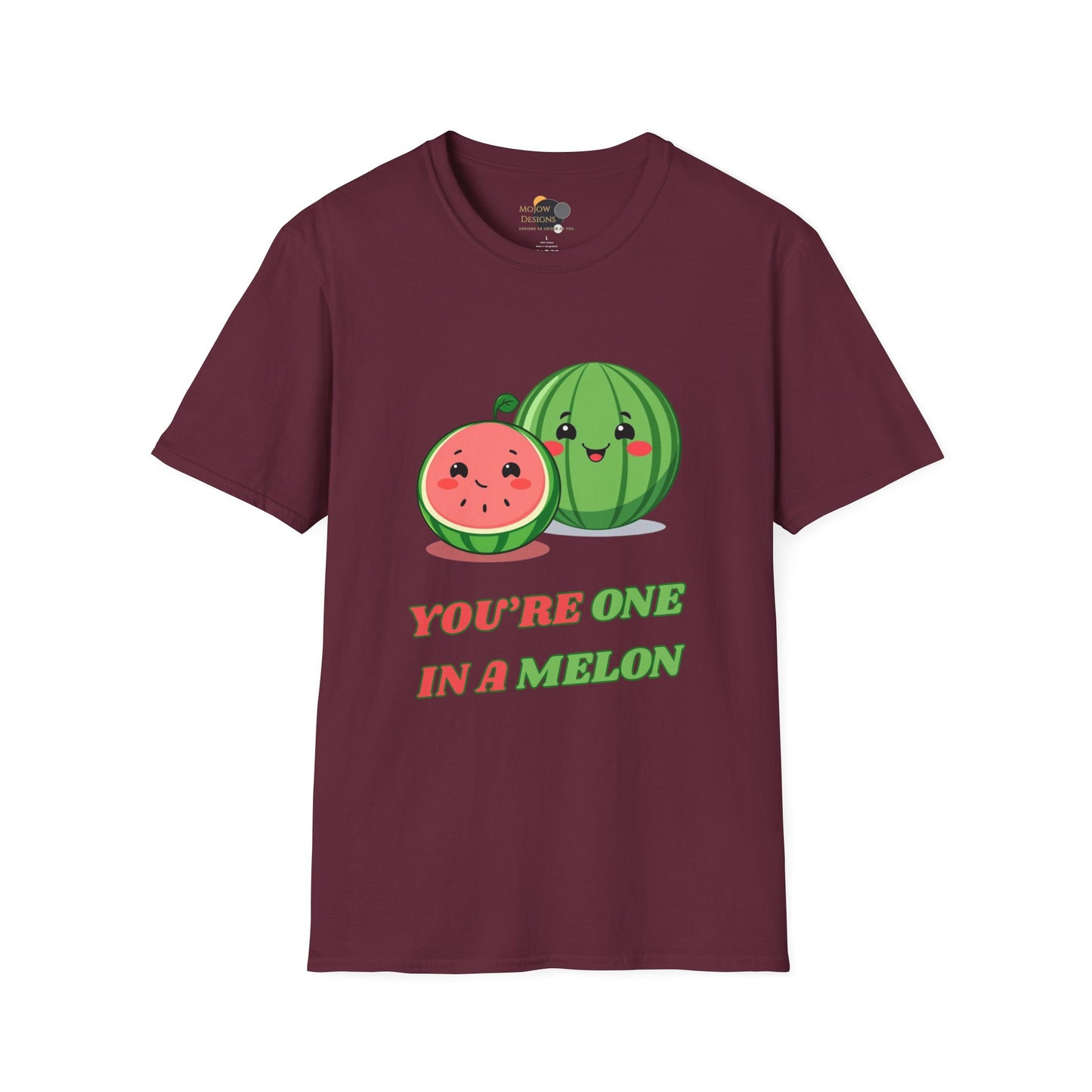 Funny Watermelon T-Shirt, Cute Summer Gift, Unisex Tee, Birthday Gift, Friendship Shirt, Cute Fruit Tee