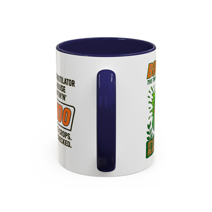 Brondo Accent Coffee Mug - Funny Gift for Coffee Lovers, Unique Office Mug, Gag Gift for Friends, Quirky Kitchenware, Novelty Drinkware