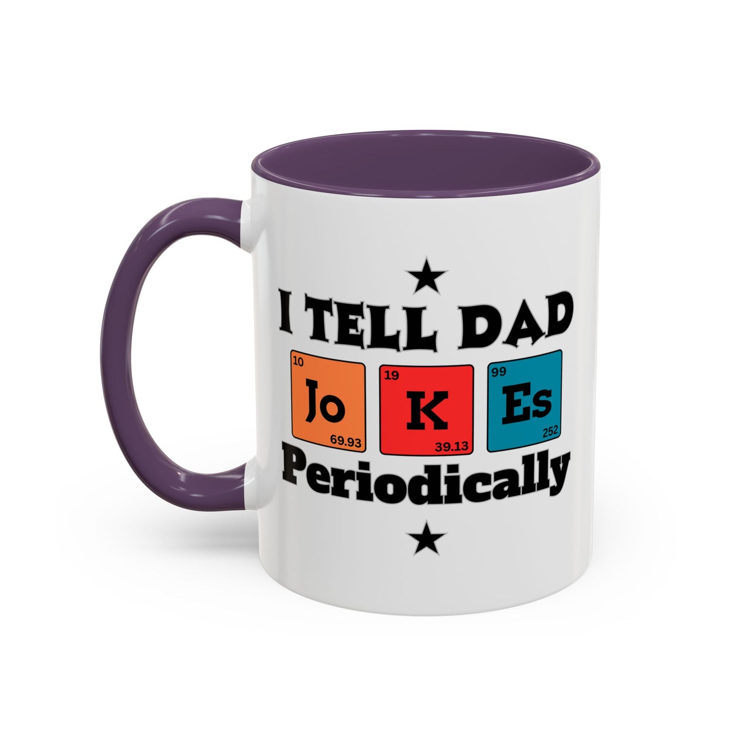 Funny Chemistry Dad Coffee Mug, Gift for Father's Day, Science Lover Mug, Dad Joke Mug, Periodic Table Design