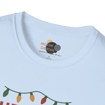Christmas Lights & Comfy Nights T-Shirt — Cozy Holiday Graphic Tee