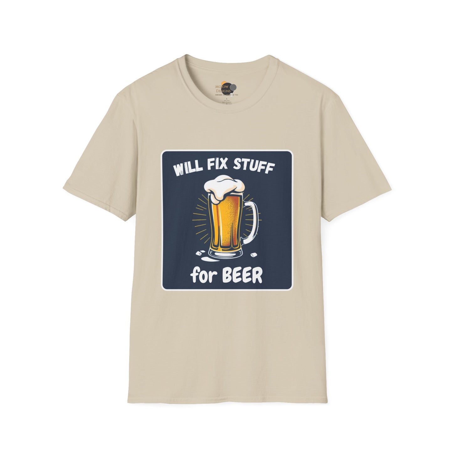 Funny Beer Fix Shirt | Unisex Softstyle Tee for Beer Lovers, Great Gift for Father's Day, Birthdays, Casual Wear, DIY Enthusiasts