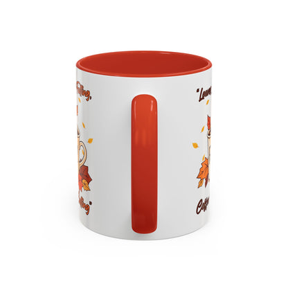 Cozy Fall Coffee Mug, Autumn Vibes, Perfect Gift for Coffee Lovers, Thanksgiving Decor, Seasonal Drinkware
