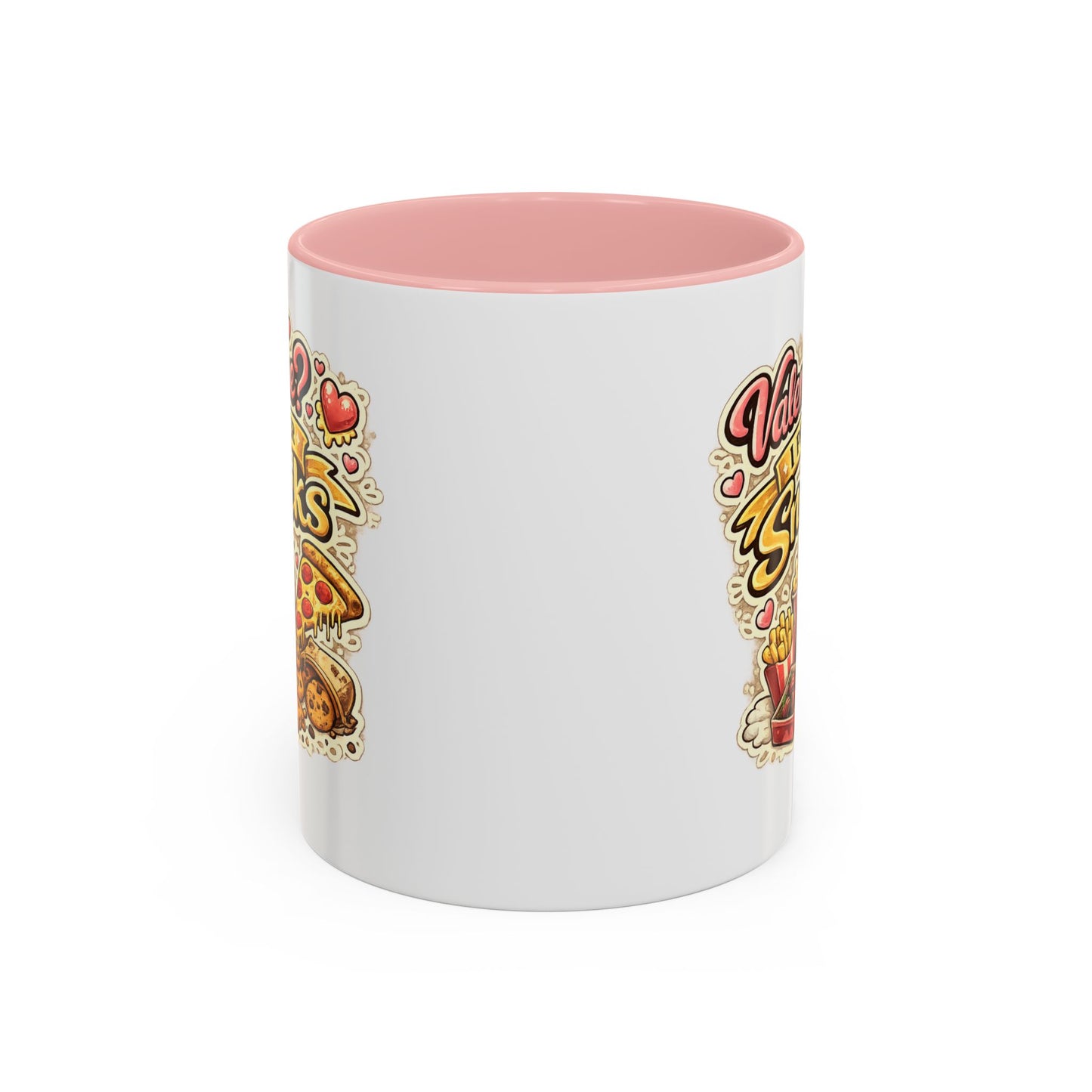 Valentine? I Prefer Snacks Coffee Mug — Funny Food Lover Gift