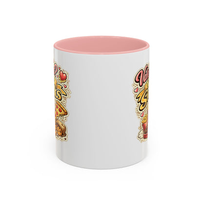 Valentine? I Prefer Snacks Coffee Mug — Funny Food Lover Gift