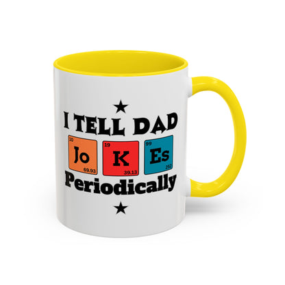 Funny Chemistry Dad Coffee Mug, Gift for Father's Day, Science Lover Mug, Dad Joke Mug, Periodic Table Design