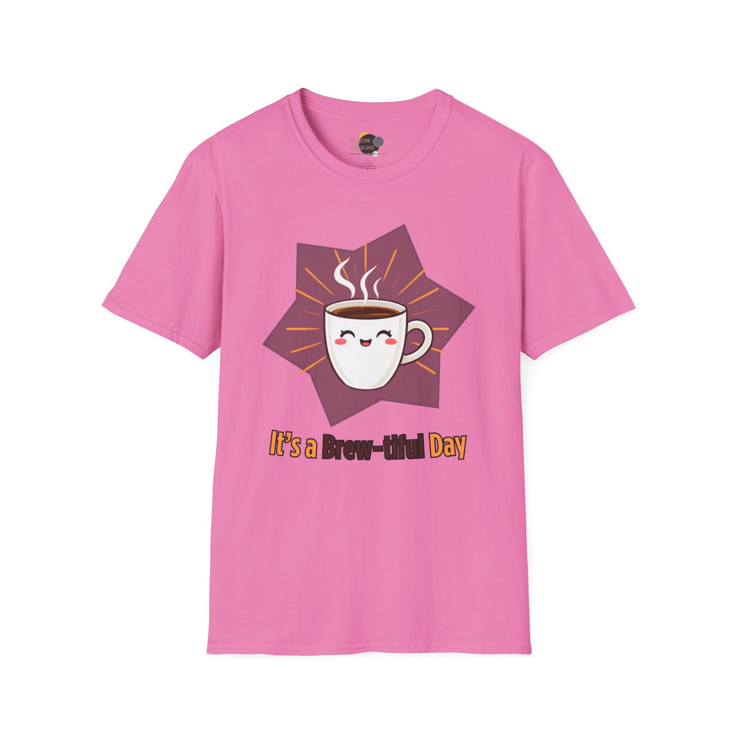 Unisex Coffee Lover T-Shirt, It's a Brew-tiful Day Tee, Gift for Baristas, Cute Coffee Shirt, Casual Everyday Wear, Birthday Gift