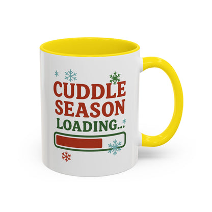 Cuddle Season Loading Coffee Mug — Holiday Hot Cocoa Gift Christmas