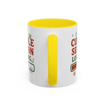 Cuddle Season Loading Coffee Mug — Holiday Hot Cocoa Gift Christmas