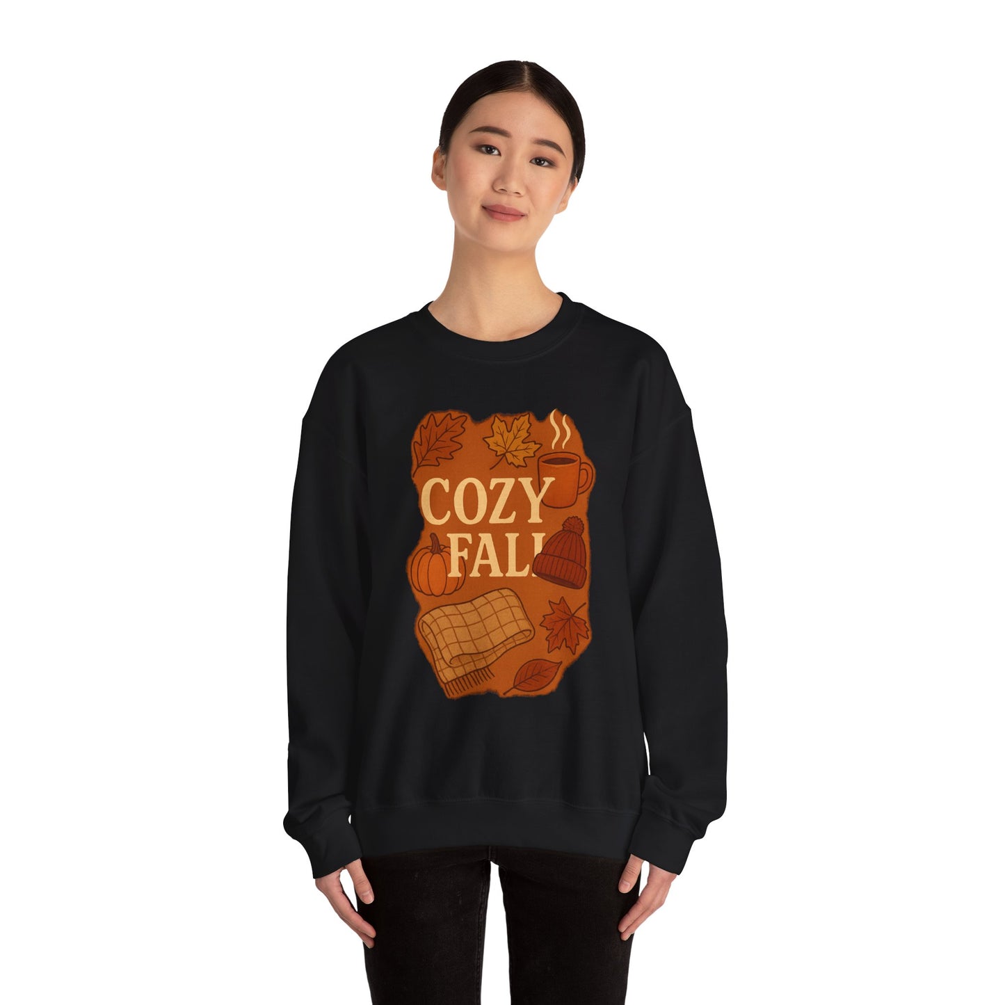 Cozy Fall Crewneck Sweatshirt, Autumn Apparel, Unisex Sweatshirt, Fall Fashion, Thanksgiving Gift, Cozy Sweater