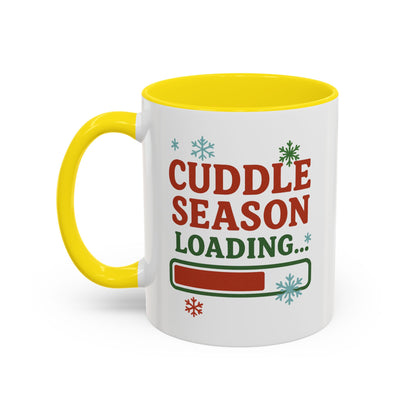 Cuddle Season Loading Coffee Mug — Holiday Hot Cocoa Gift Christmas