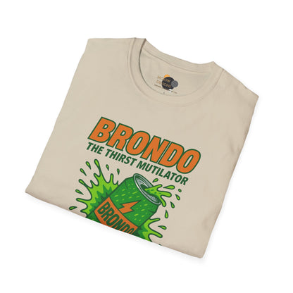 Unisex Brondo Softstyle T-Shirt - Retro Vintage Vibe, Perfect Gift for Fans, Casual Wear, Summer Events, Fun Party Outfit