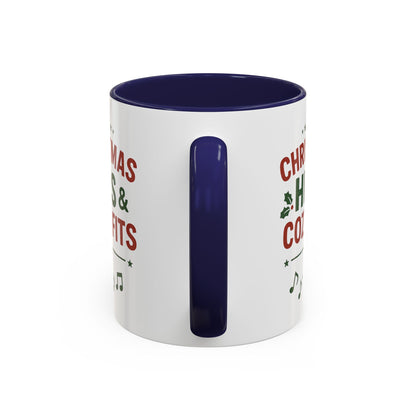 Christmas Hits & Cozy Fits Coffee Mug — Holiday Music & Cozy Outfit Gift