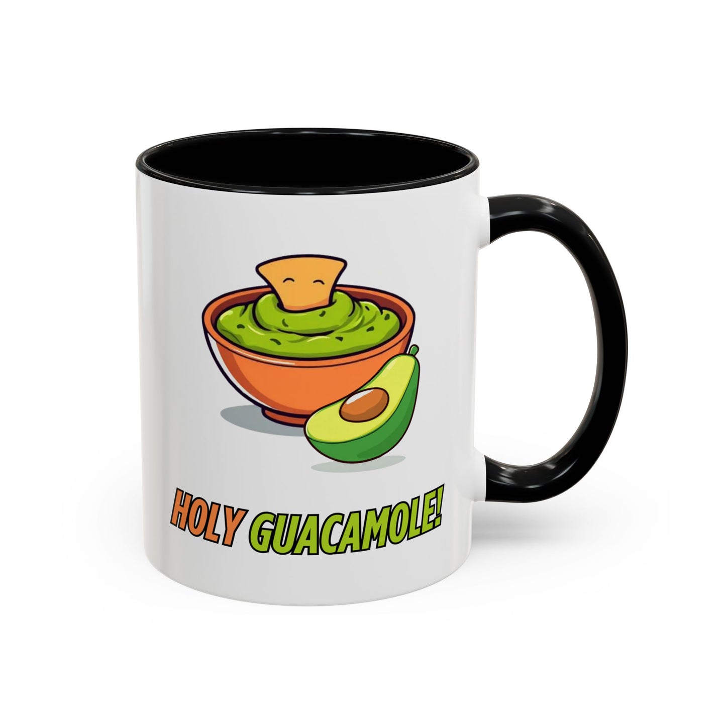 Holy Guacamole Coffee Mug, Fun Avocado Tea Cup, Quirky Kitchenware, Unique Gift for Food Lovers, Vibrant Drinkware
