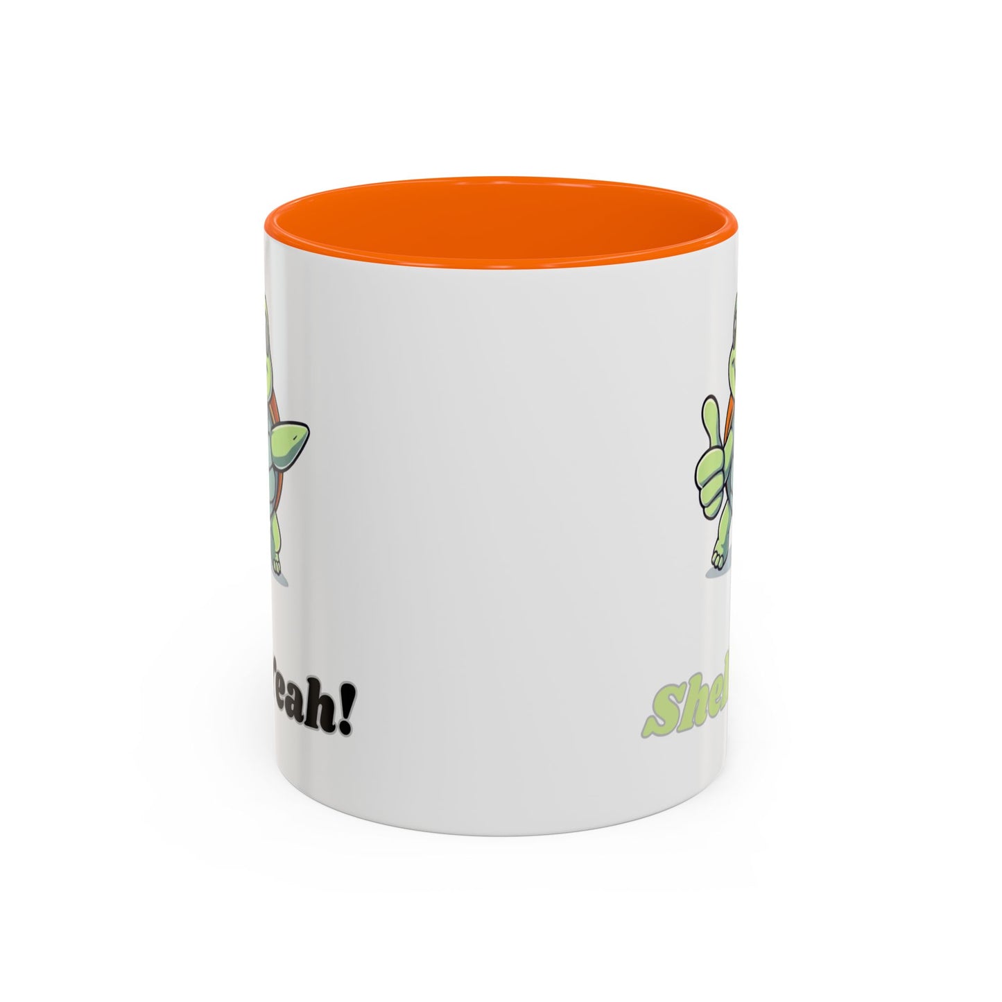 Cheerful Coffee Mug, Shell Yeah! Turtle Mug, Fun Gift for Kids, Cute Kitchen Decor, Positive Vibe Cup, Animal Lover Gift