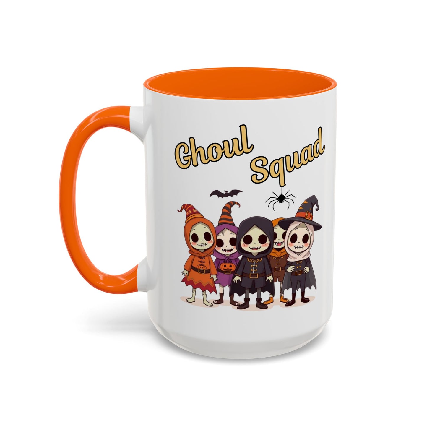 Ghoul Squad Coffee Mug - Perfect for Halloween Parties, Trick-or-Treating, or Everyday Use - Fun Spooky Gift, Holiday Decor, Novelty Mug, Fall