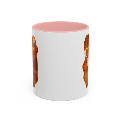 Cozy Fall Accent Coffee Mug | Seasonal Drinkware | Autumn Vibes | Perfect Gift for Fall | Home Decor | Coffee Lover's Companion