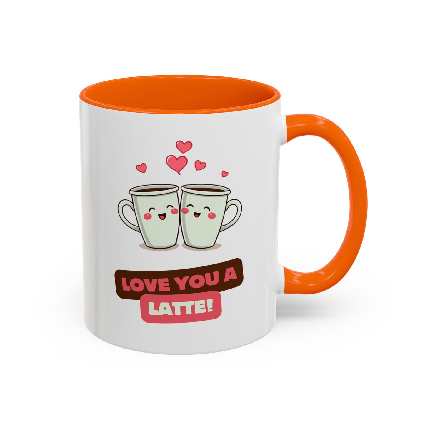 Cute Love You a Latte Coffee Mug for Couples, Valentines Gift, Fun Coffee Cup, Relationship Memento, Personalized Drinkware, Gifting