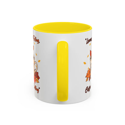 Cozy Fall Coffee Mug, Autumn Vibes, Perfect Gift for Coffee Lovers, Thanksgiving Decor, Seasonal Drinkware