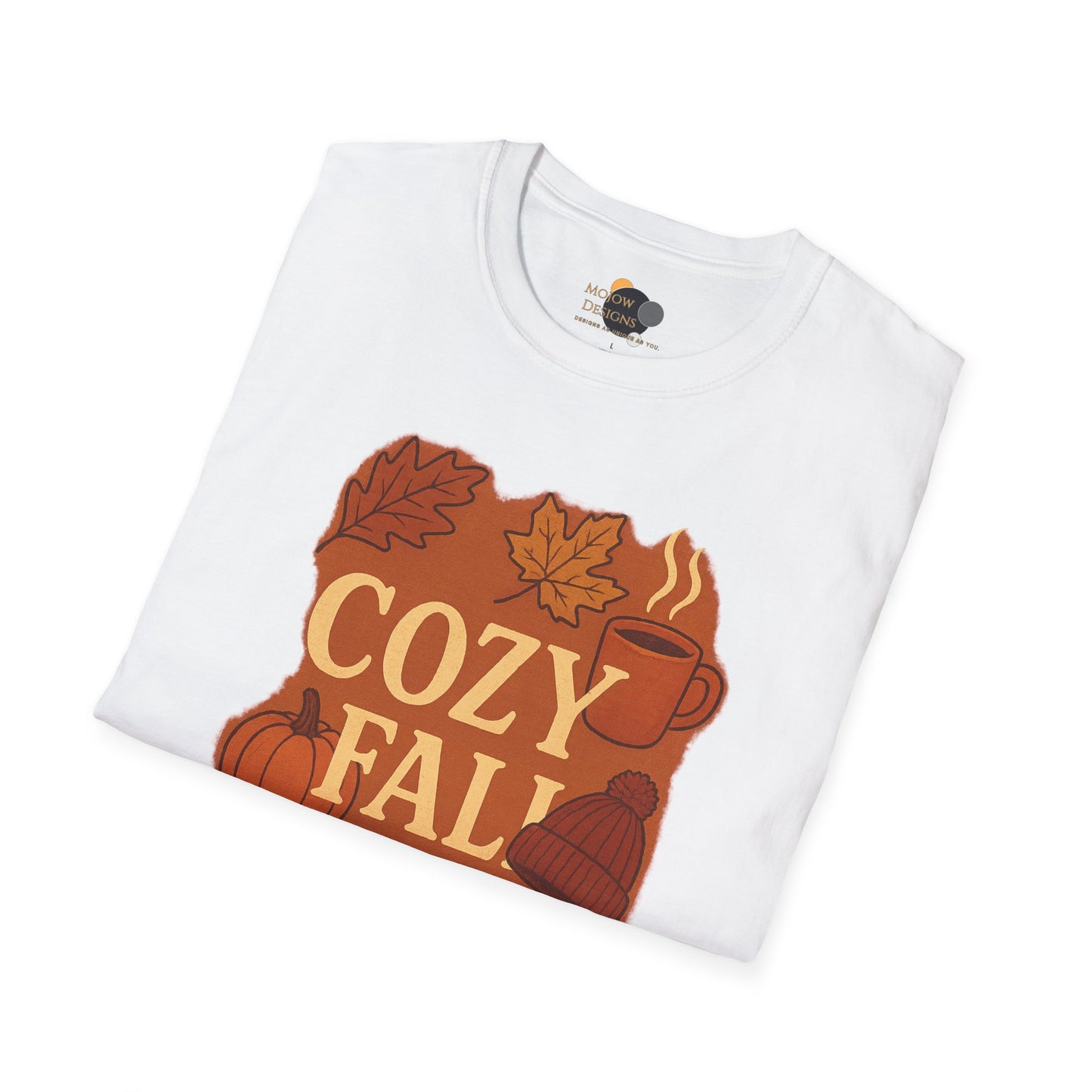 Cozy Fall Unisex T-Shirt, Autumn Tee, Seasonal Wear, Fall Fashion, Thanksgiving Gift, Pumpkin Spice Shirt