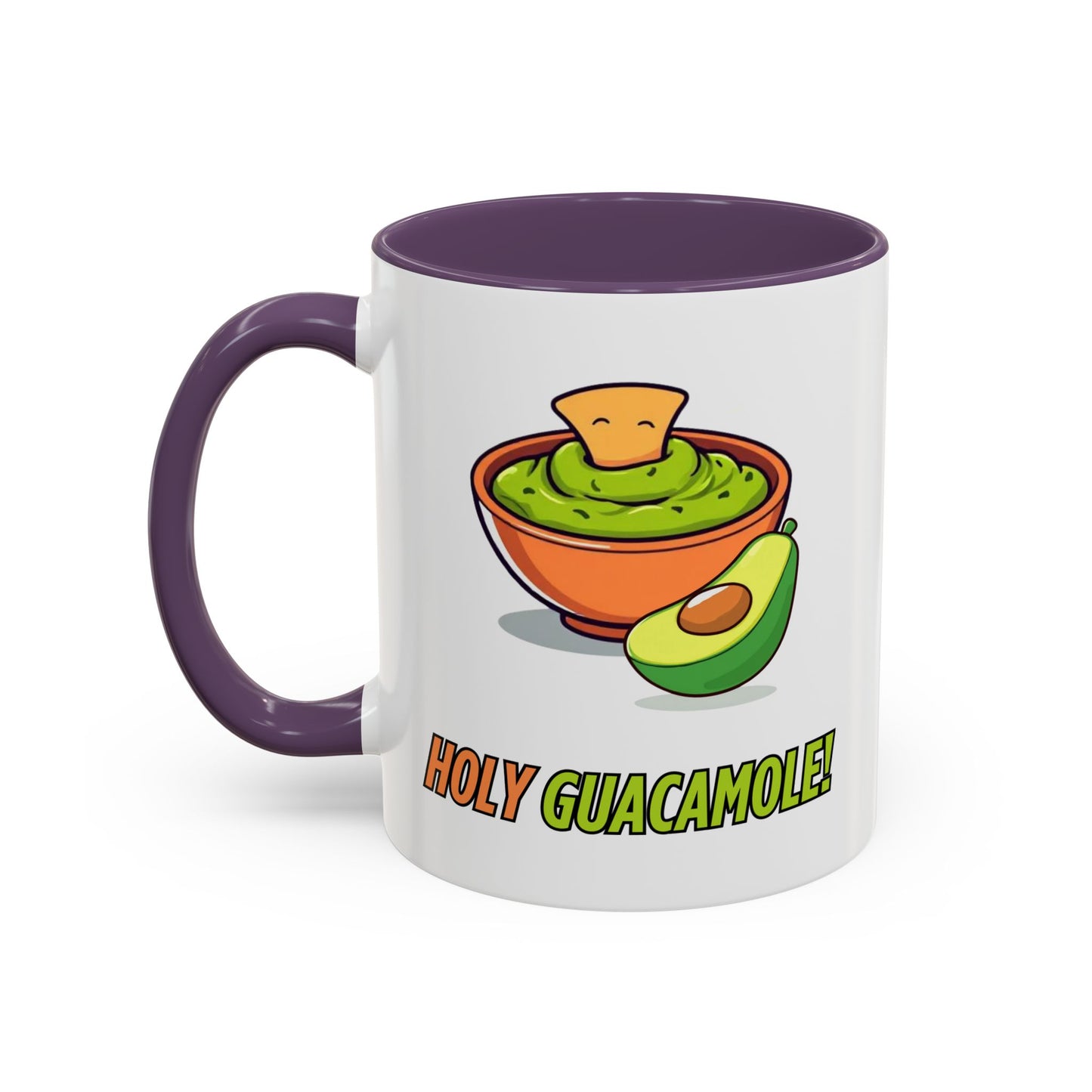 Holy Guacamole Coffee Mug, Fun Avocado Tea Cup, Quirky Kitchenware, Unique Gift for Food Lovers, Vibrant Drinkware