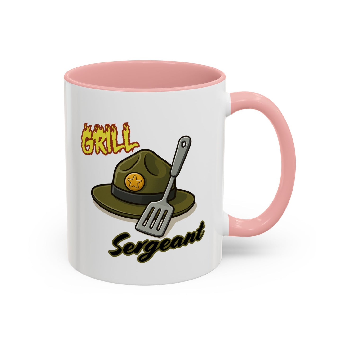 Grill Sergeant Coffee Mug | Funny Cooking Gift | Dad Mug | BBQ Lover Gift | Kitchen Decor | Father's Day Gift