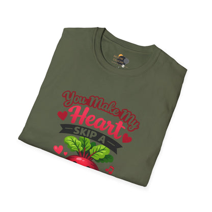 Beet T-Shirt — "You Make My Heart Skip a Beet" Cute Valentine’s Veggie Tee