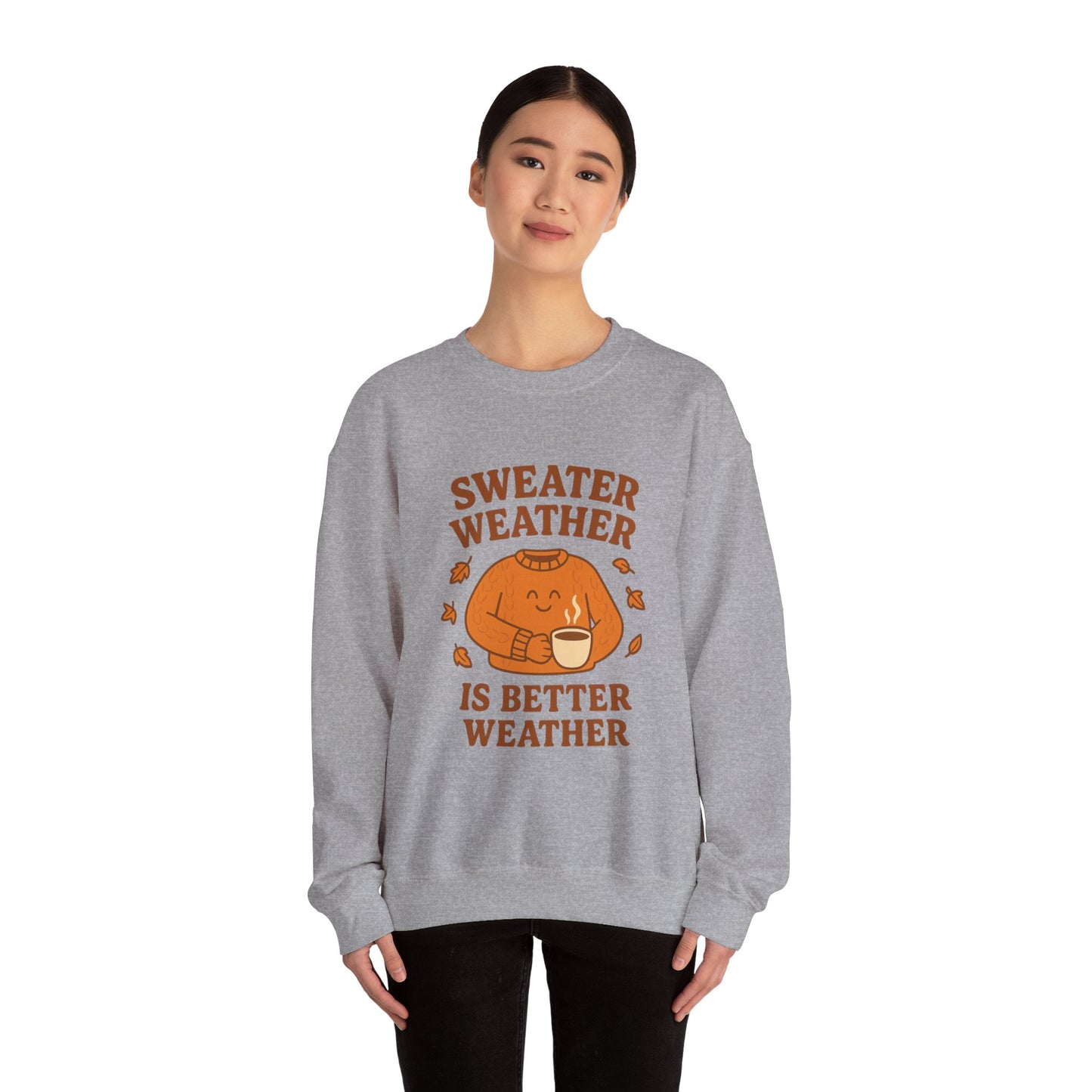 Cozy Fall Crewneck Sweatshirt - Perfect for Autumn Vibes, Gift for Friends, Seasonal Style, Pumpkin Spice Lovers, Cozy Weather Fashion