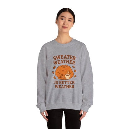 Cozy Fall Crewneck Sweatshirt - Perfect for Autumn Vibes, Gift for Friends, Seasonal Style, Pumpkin Spice Lovers, Cozy Weather Fashion