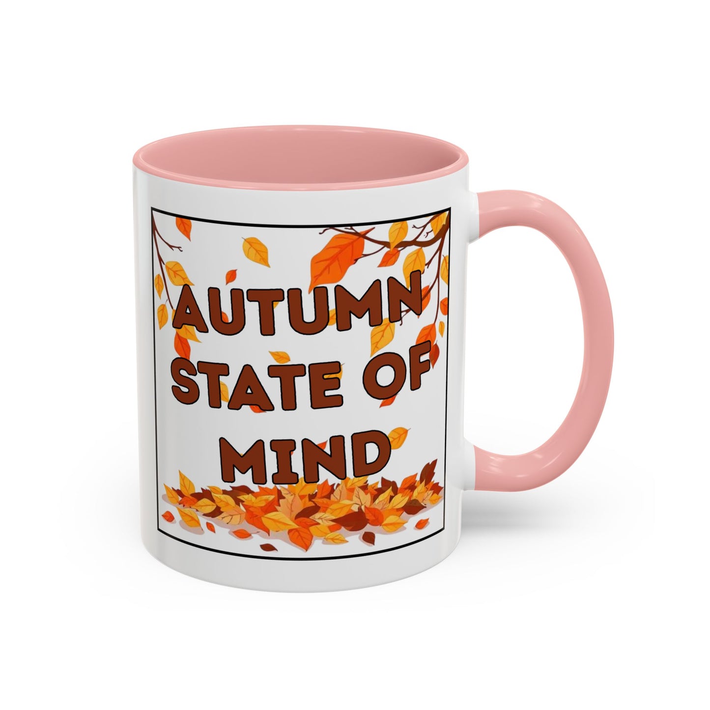 Autumn State of Mind Coffee Mug, Fall Decor Mug, Seasonal Gift, Cozy Beverage Mug, Halloween Coffee Cup, Pumpkin Spice Lover Gift