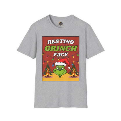 Grinch 'Resting Grinch Face' Christmas T‑Shirt