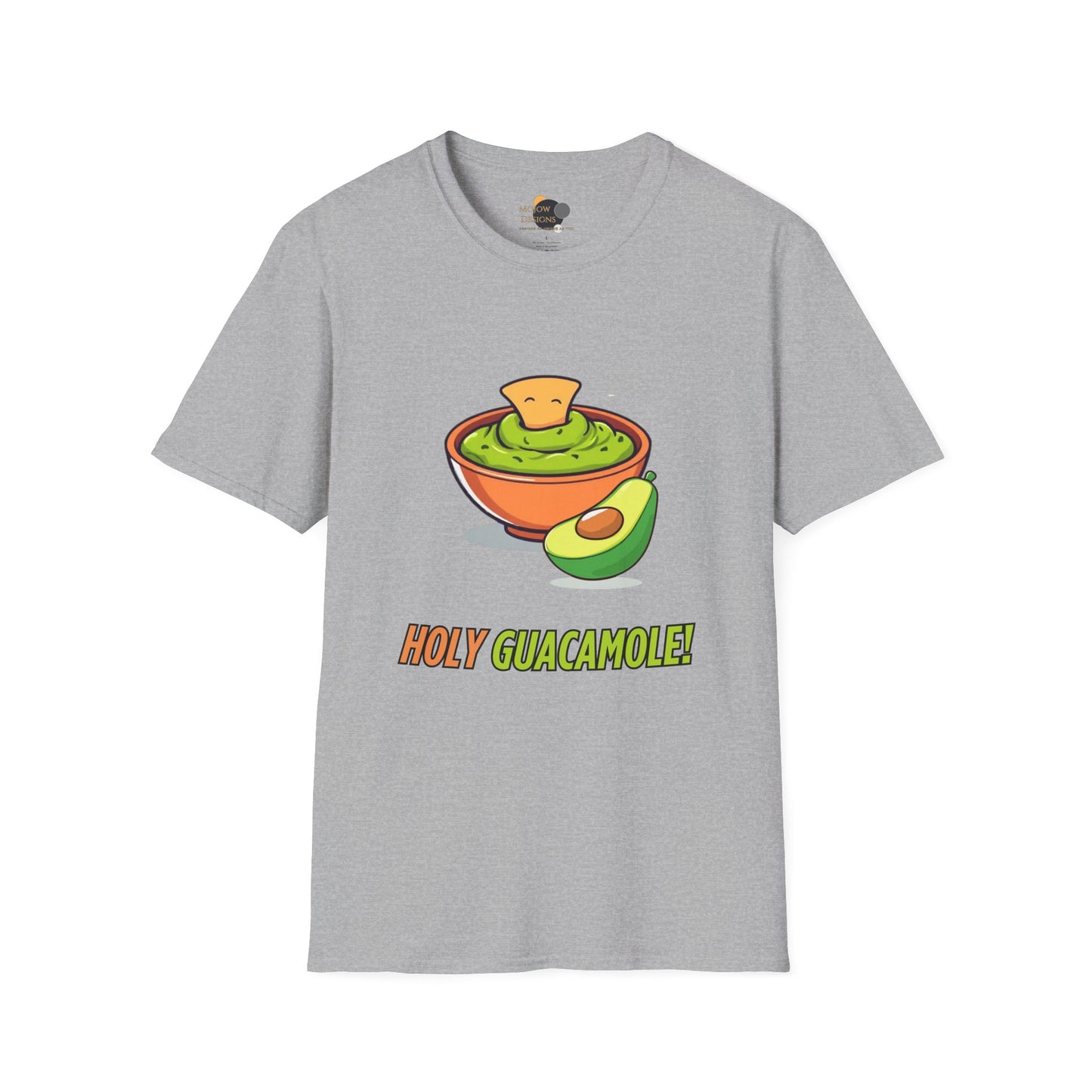 Holy Guacamole Avocado T-Shirt, Funny Graphic Tee, Unisex Softstyle Shirt, Perfect Gift, Casual Wear, Foodie Apparel